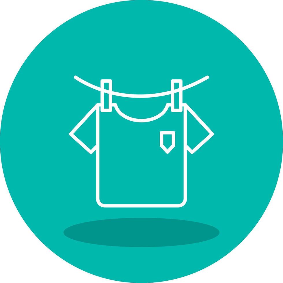 Washing Clothes Vector Icon