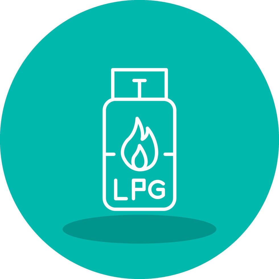 Gas Cylinder Vector Icon