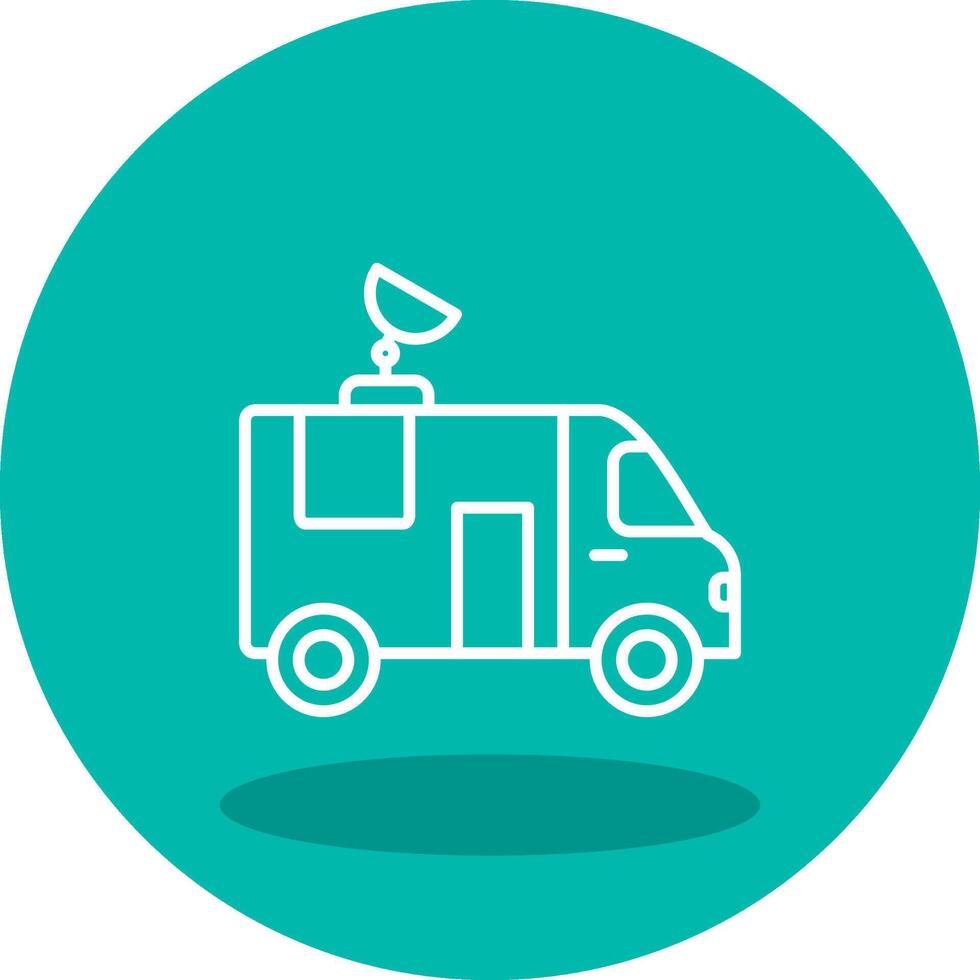 News Van Vector Icon