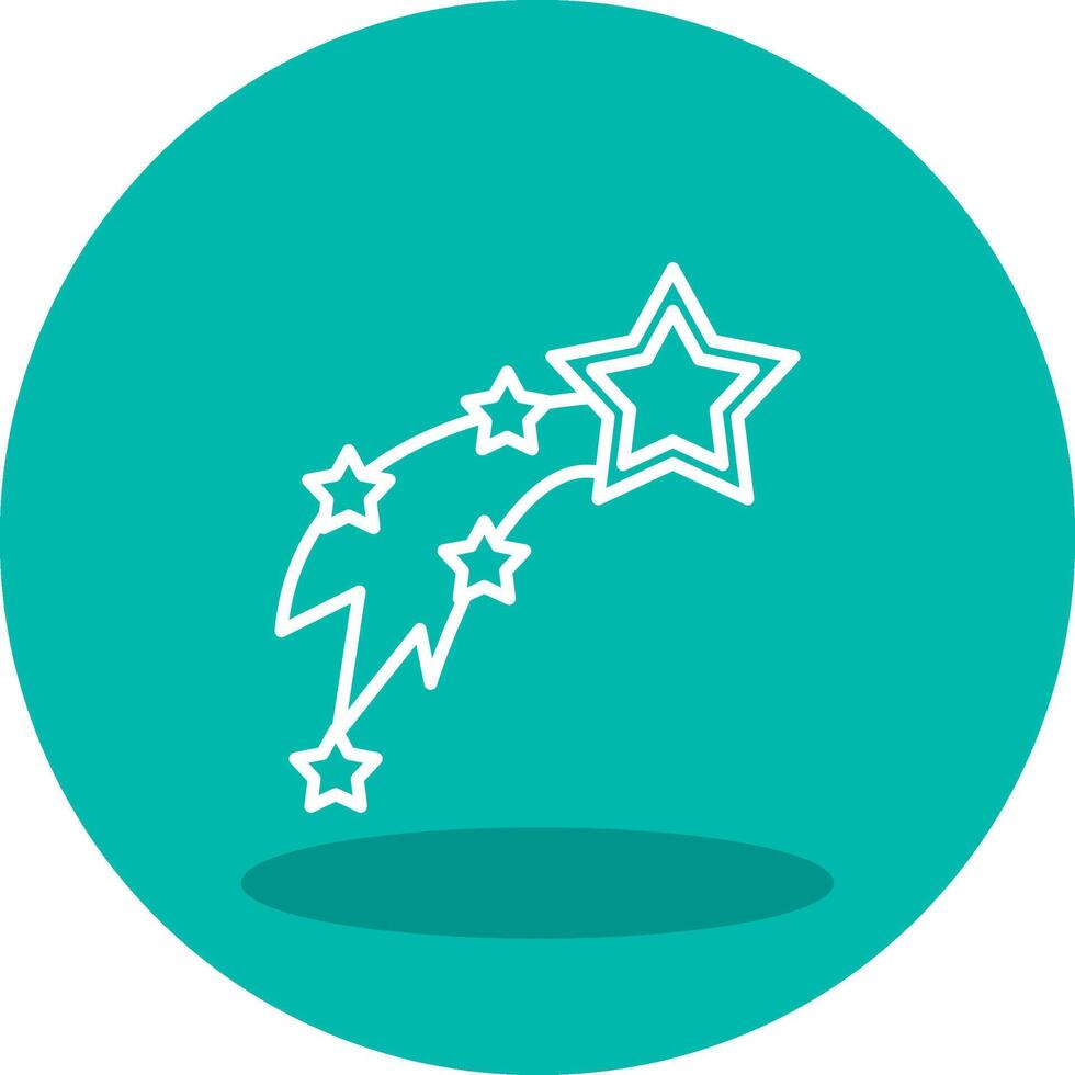 Shooting Stars Vector Icon