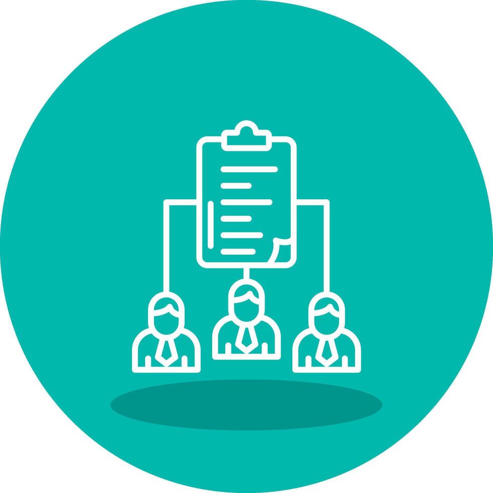 Work distribution Vector Icon