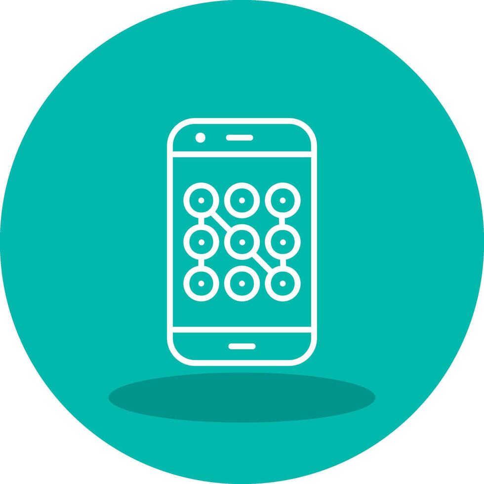 Mobile Security Vector Icon