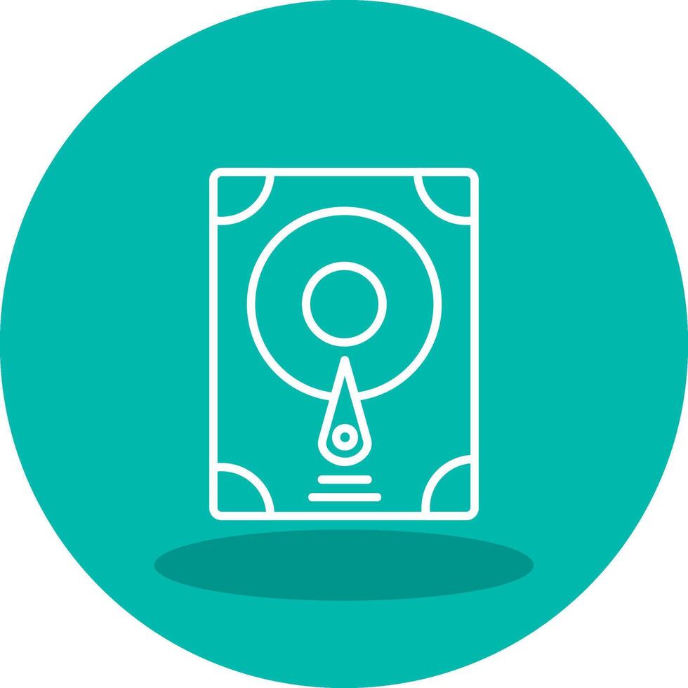 Hard Disk Vector Icon