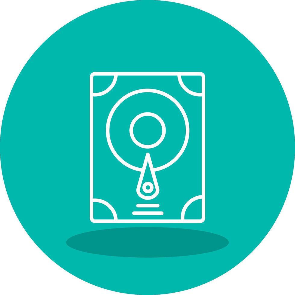 Hard Disk Vector Icon