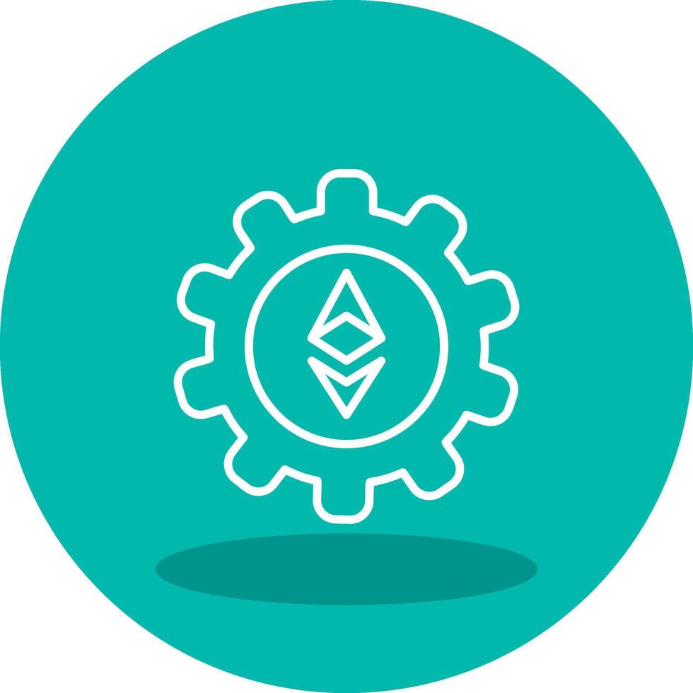 Ethereum Setting Vector Icon