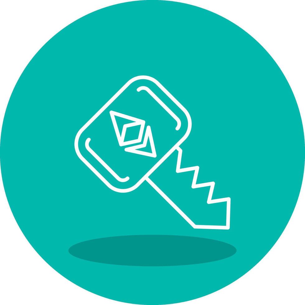 Ethereum Key Vector Icon