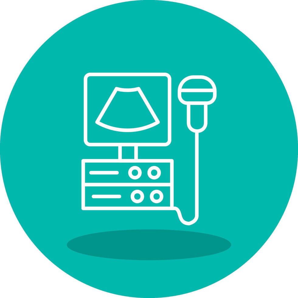 Ultrasound Machine Vector Icon