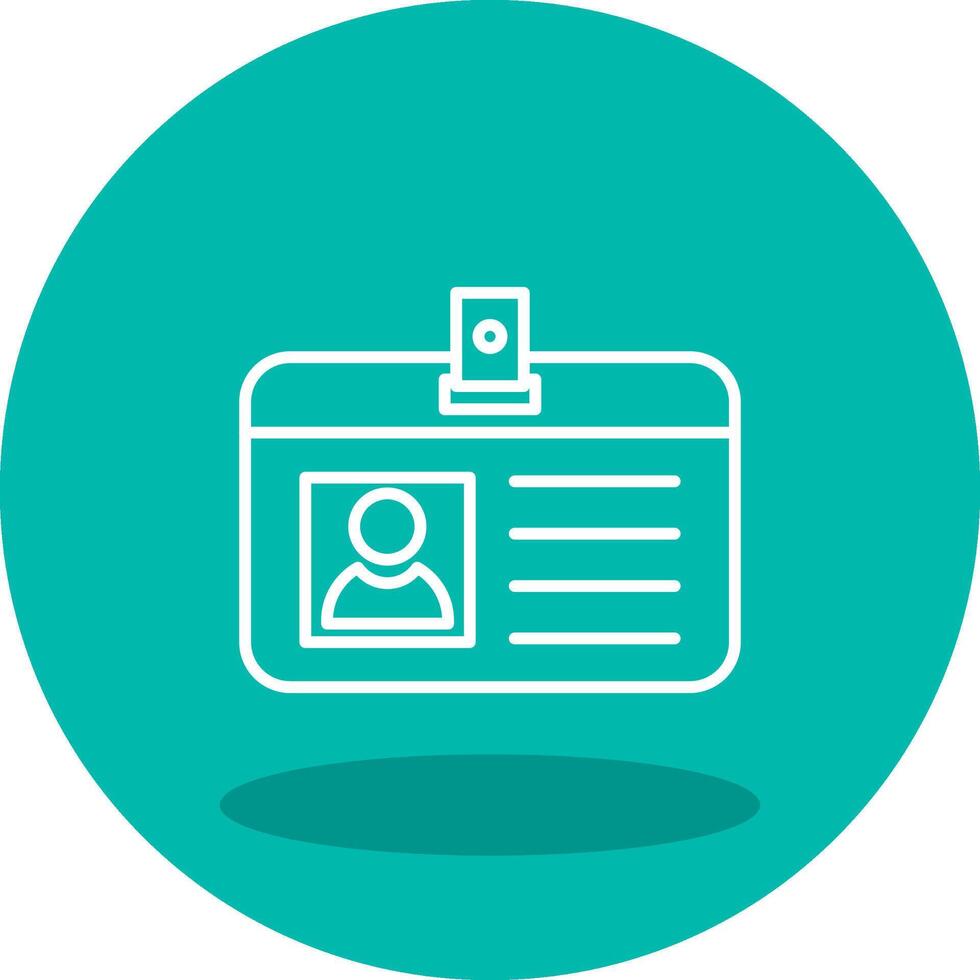 Identification Card Vector Icon