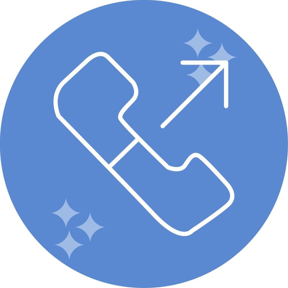 Outgoing Call Vector Icon