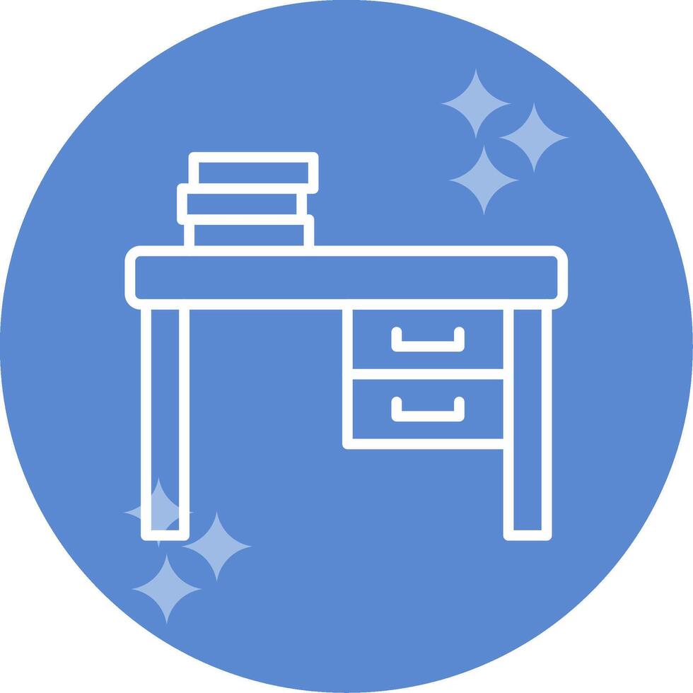 Work Desk Vector Icon