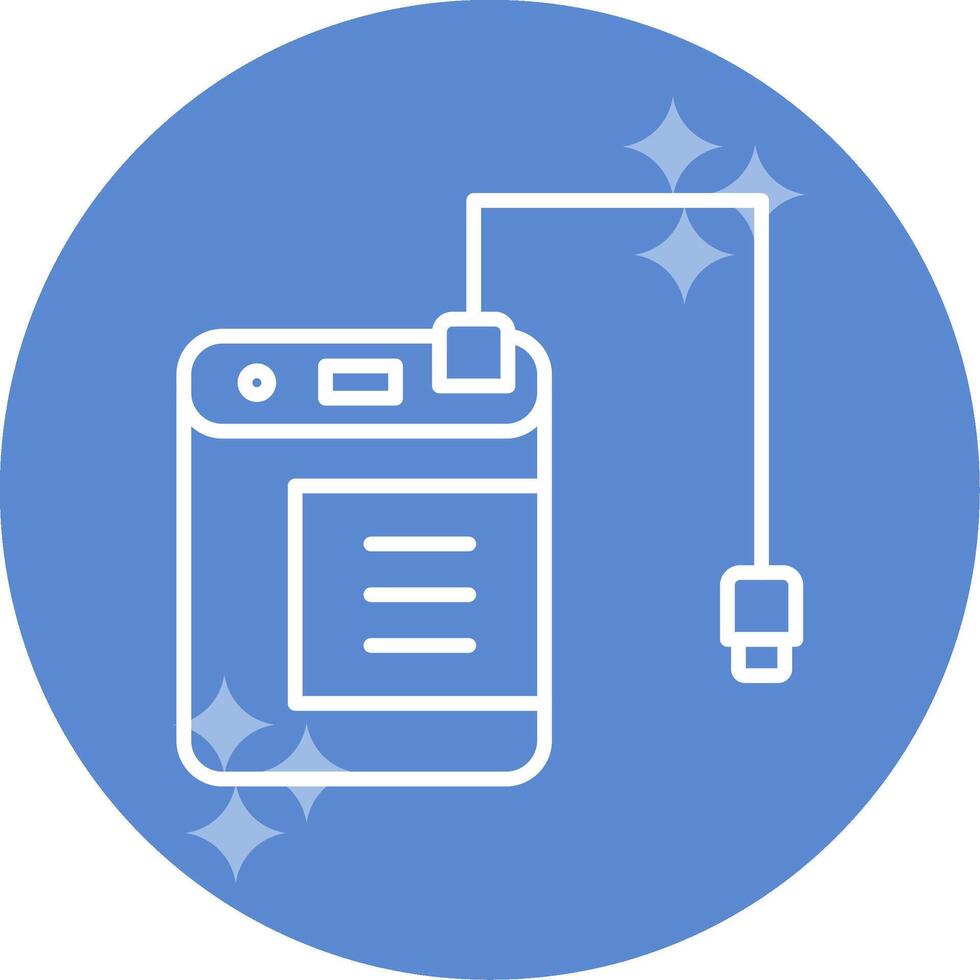 External Hard Drive Vector Icon