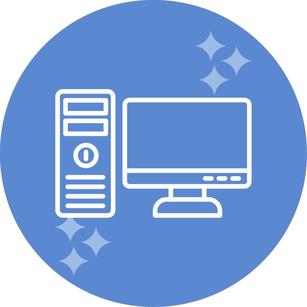 Computer Vector Icon