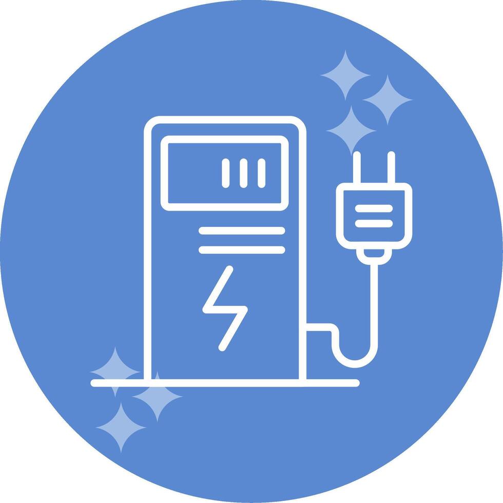 Electric Charge Vector Icon