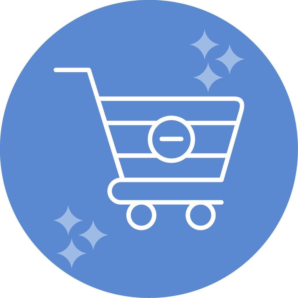 Delete Cart Vector Icon