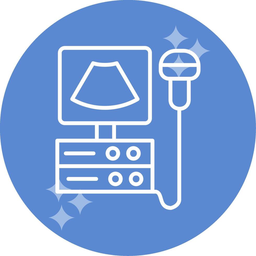 Ultrasound Machine Vector Icon