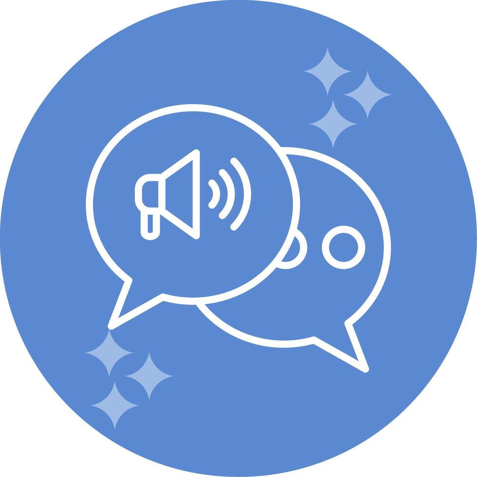 Marketing Conversation Vector Icon