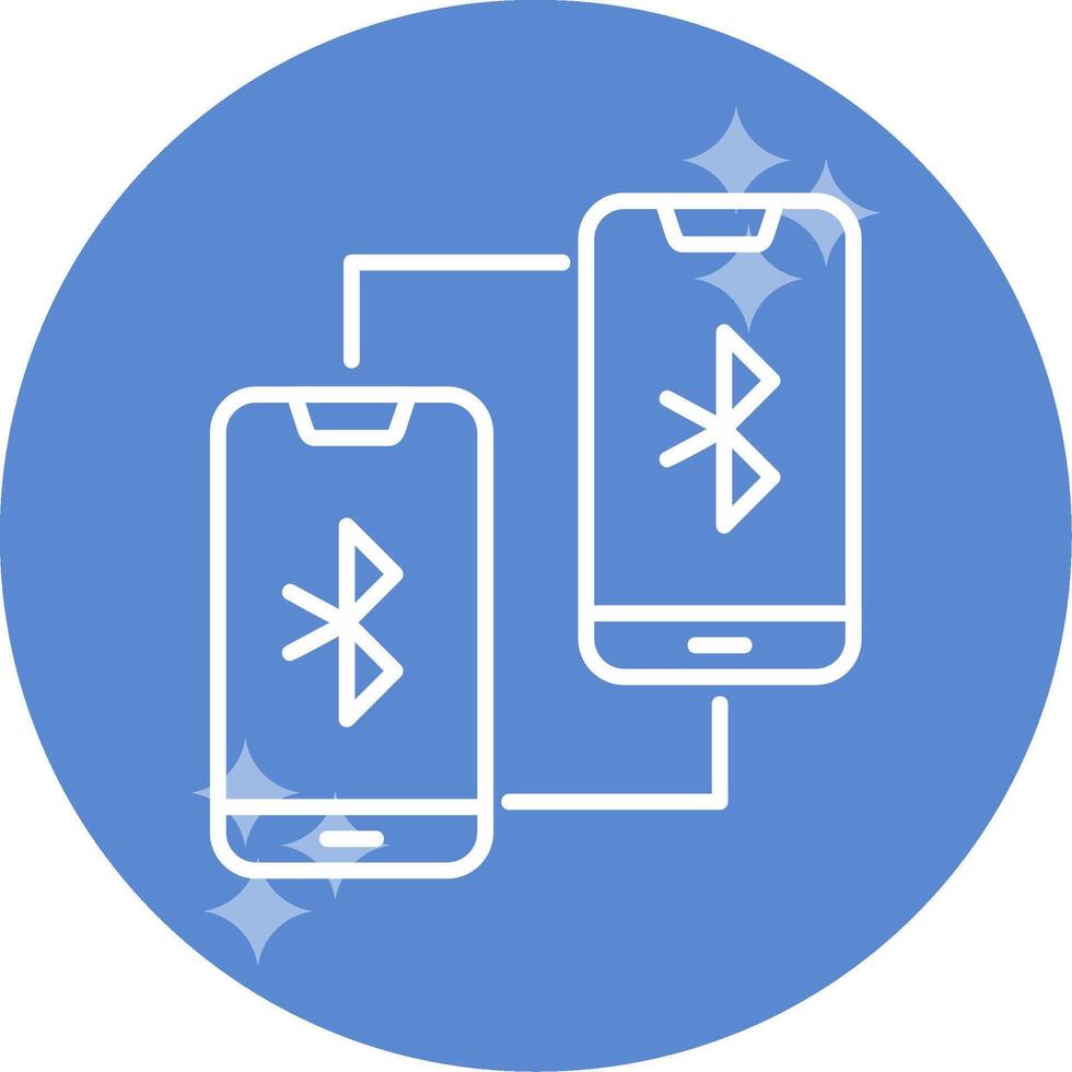 Phone Bluetooth Connected Vector Icon