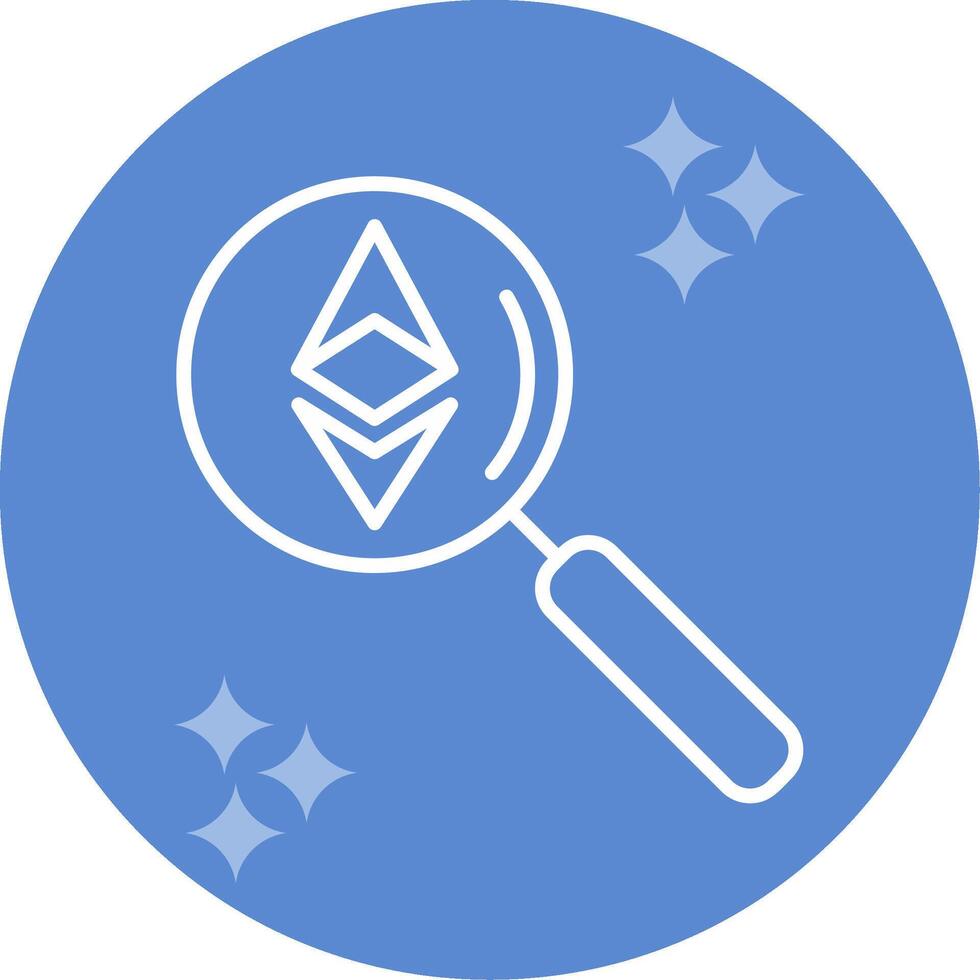 Ethereum Search Vector Icon