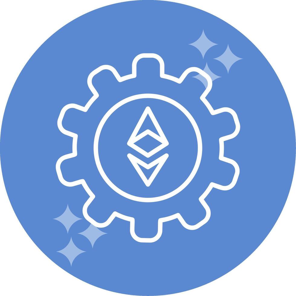 Ethereum Setting Vector Icon