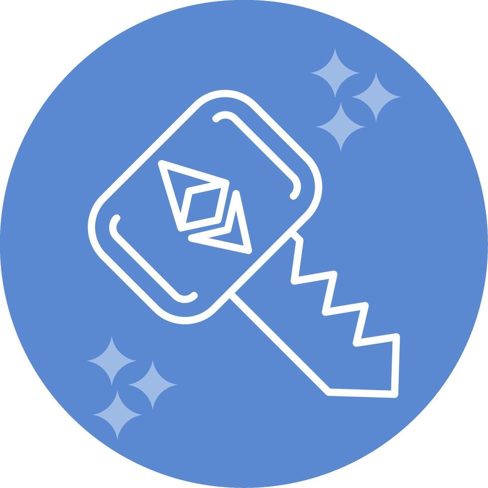 Ethereum Key Vector Icon