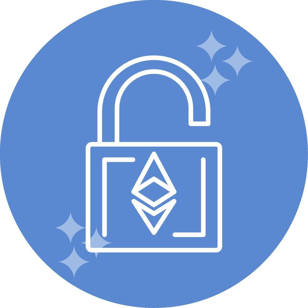 Ethereum UnLock Vector Icon