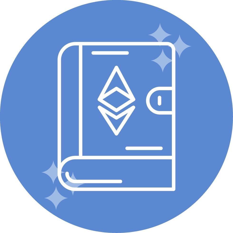 Ethereum Book Vector Icon
