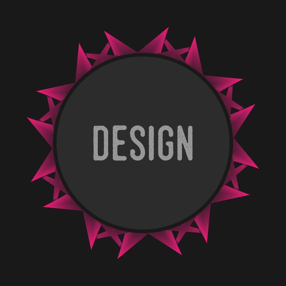 most beautiful circle border lighting style design with dark and golden mood vector
