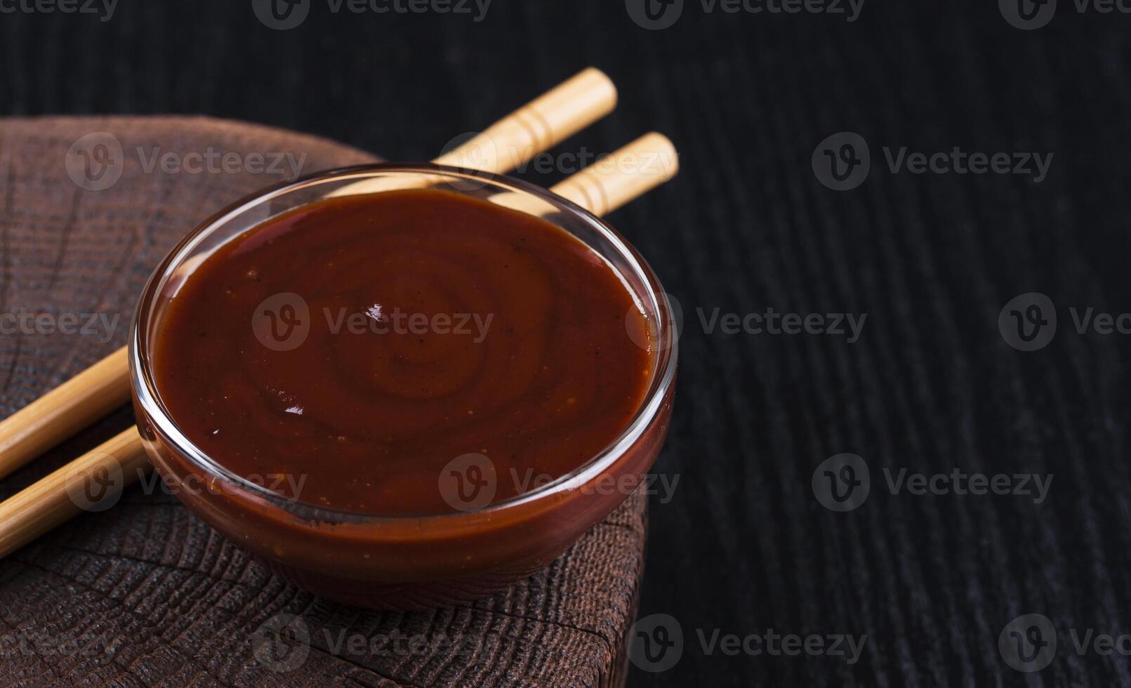 Grill sauce in bowl photo