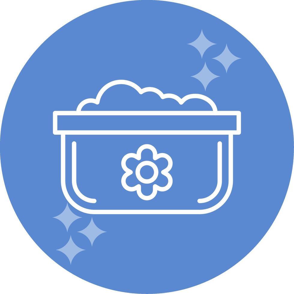 Dishwashing Pot Vector Icon