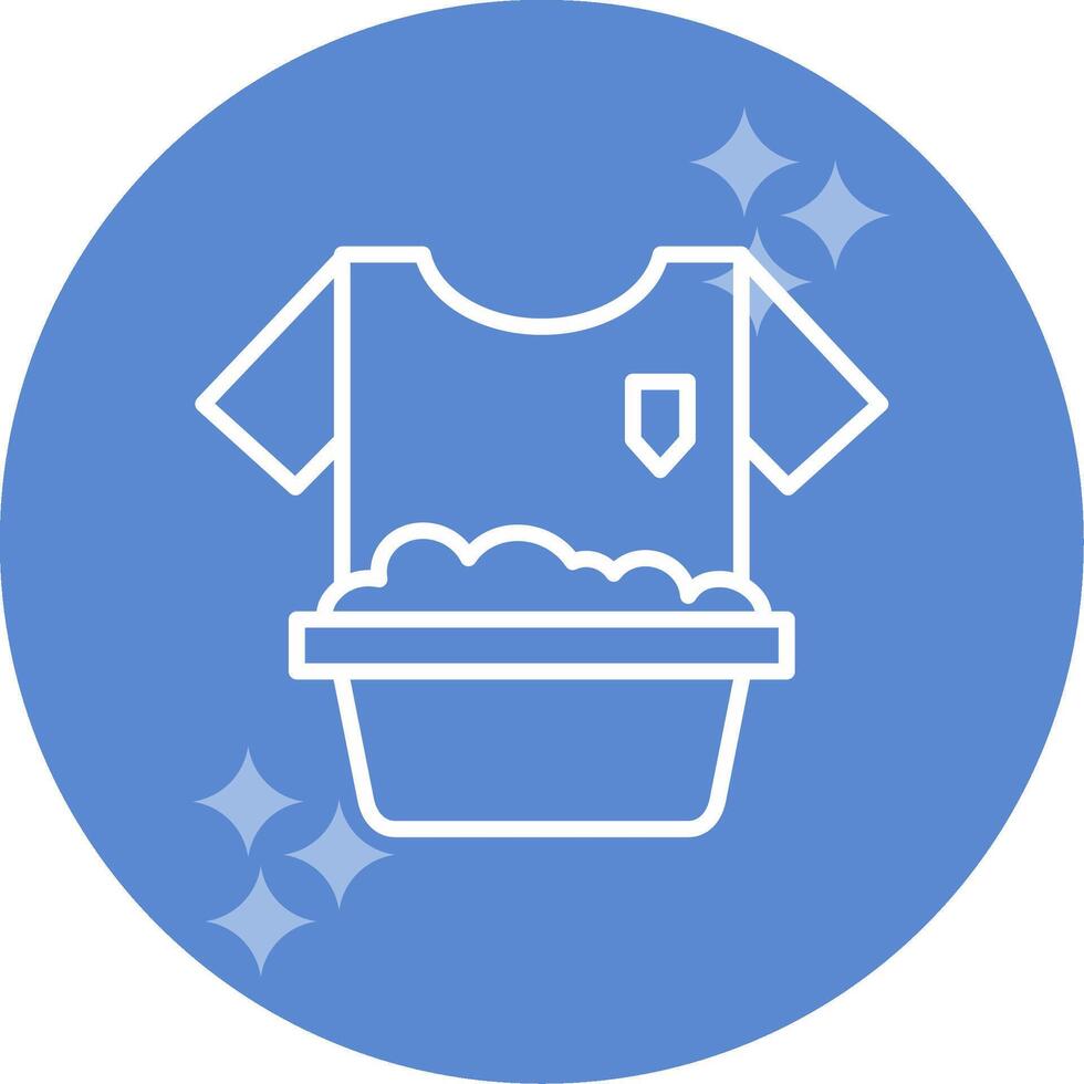 Washing Clothes Vector Icon