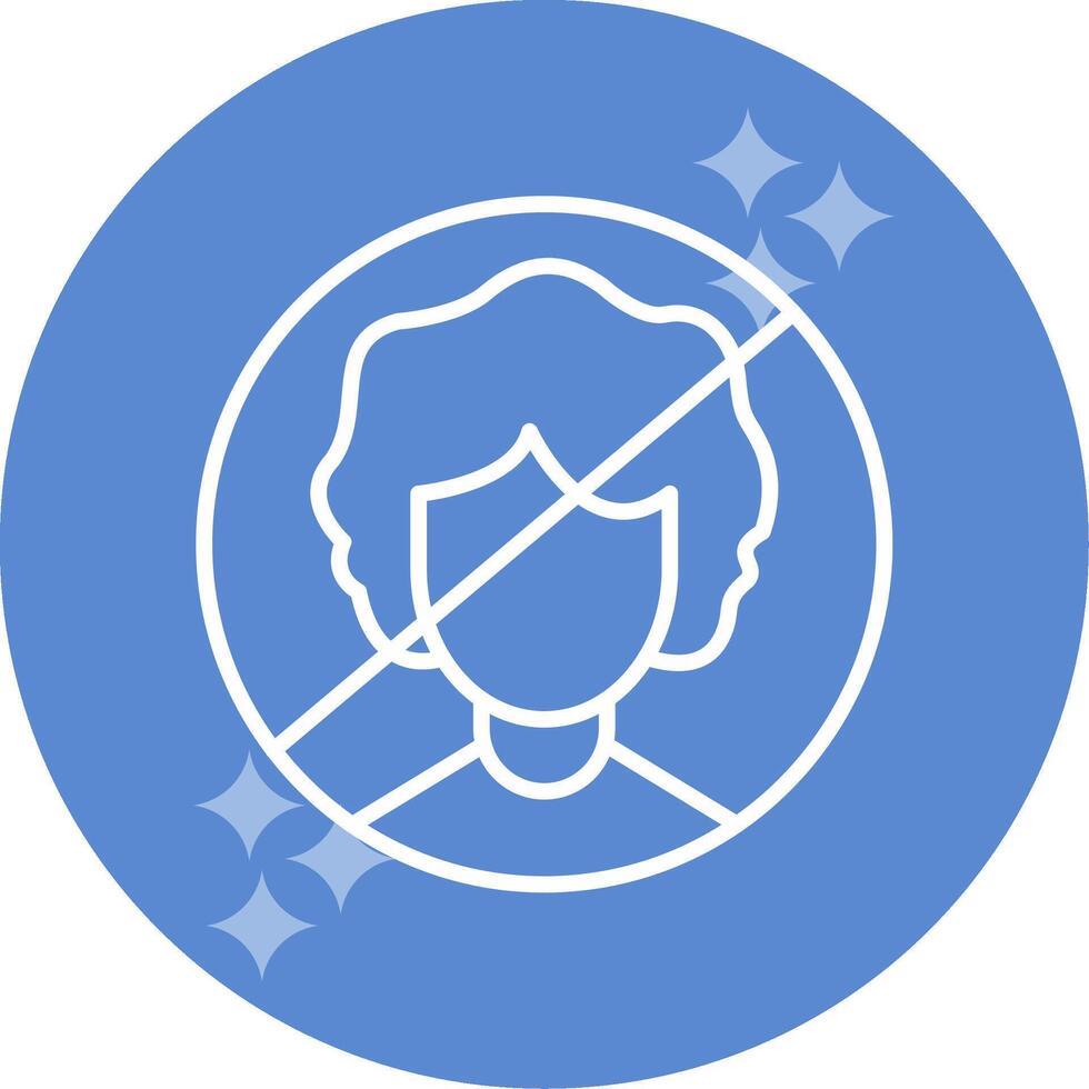 Person Not Allowed Vector Icon