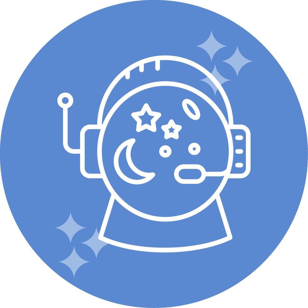 Astronaut Helmet Vector Icon