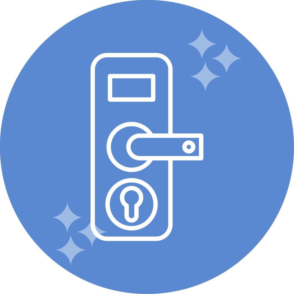 Door Lock Vector Icon