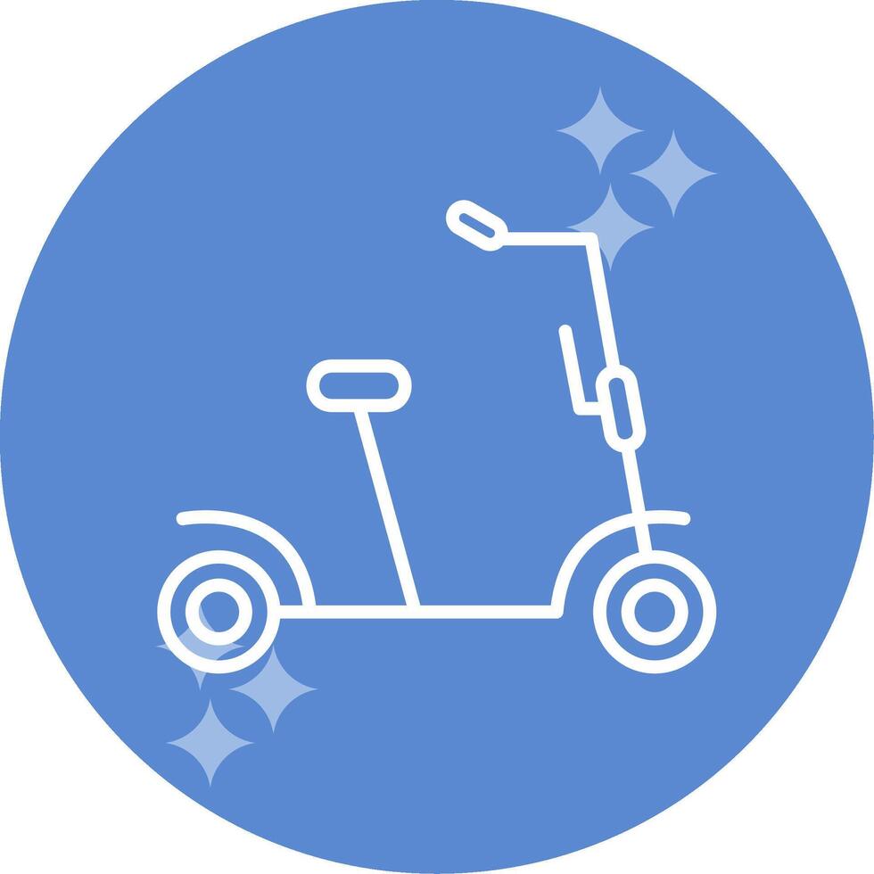 Kick Scooter Vector Icon