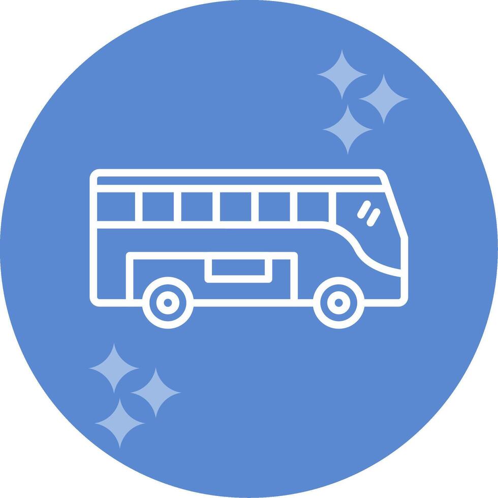 icono de vector de bus