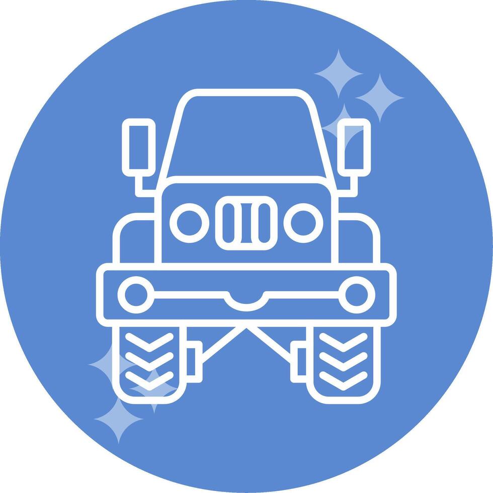 icono de vector de jeep