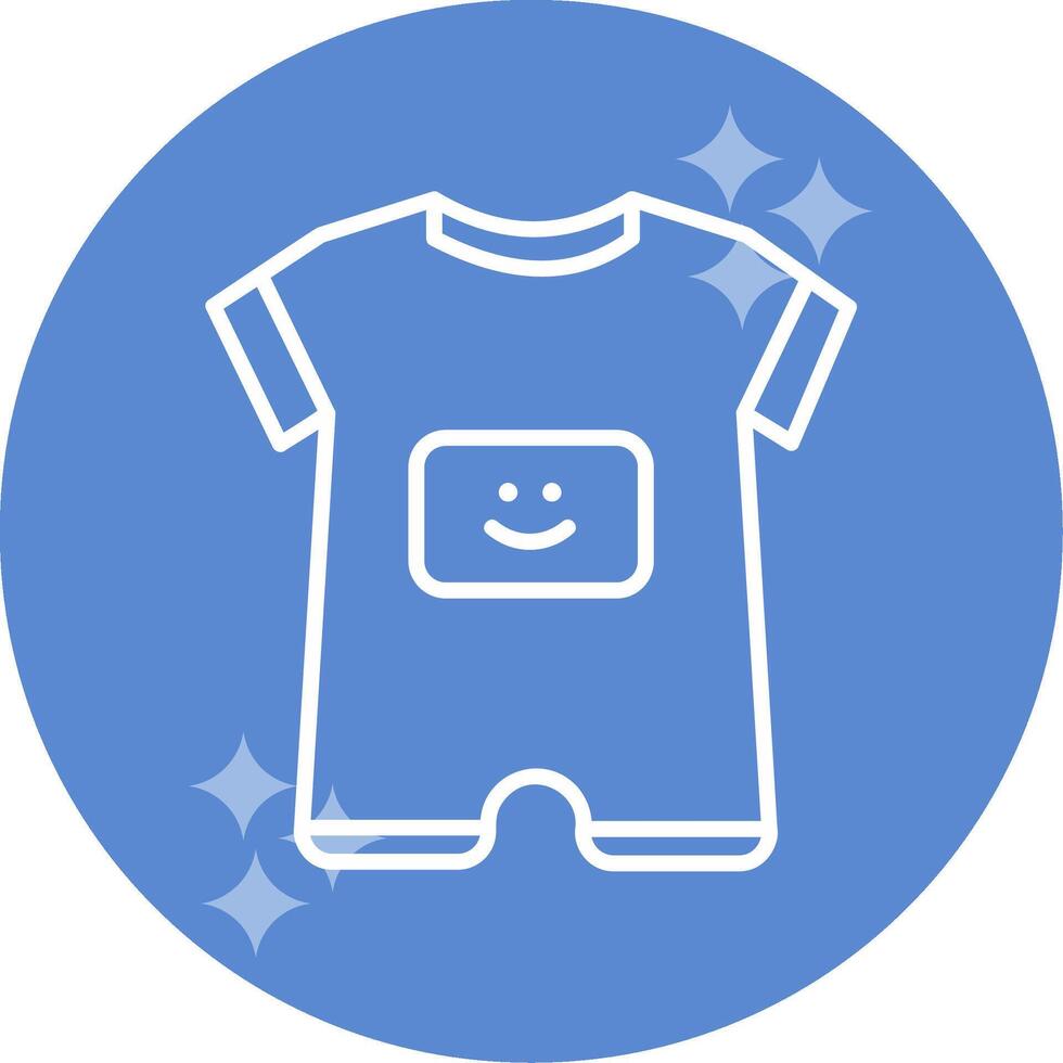 Baby Boy Outfit Vector Icon