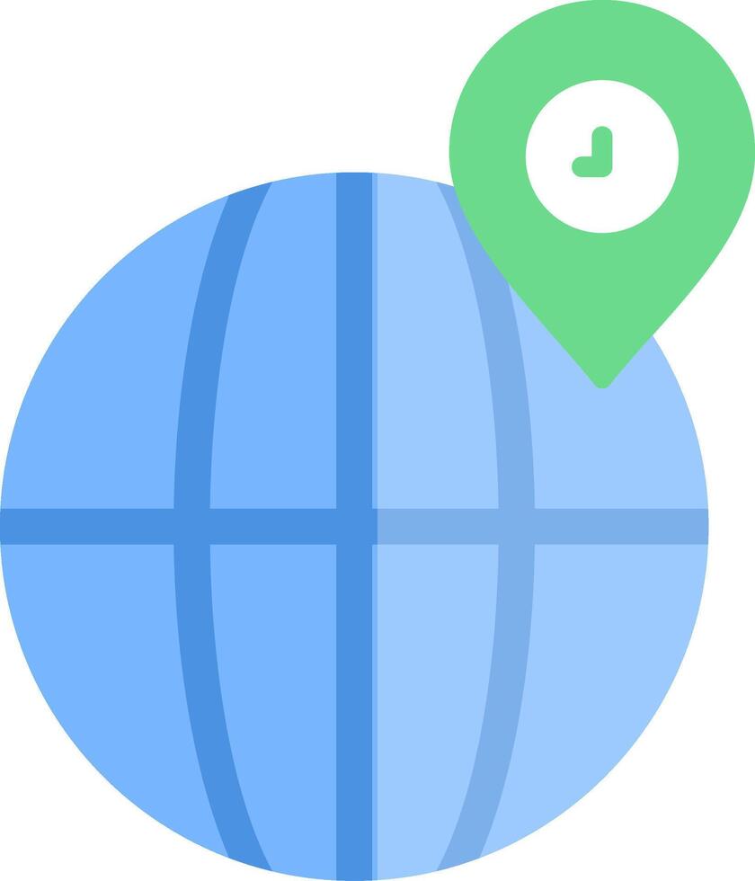 Globe Location Vector Icon