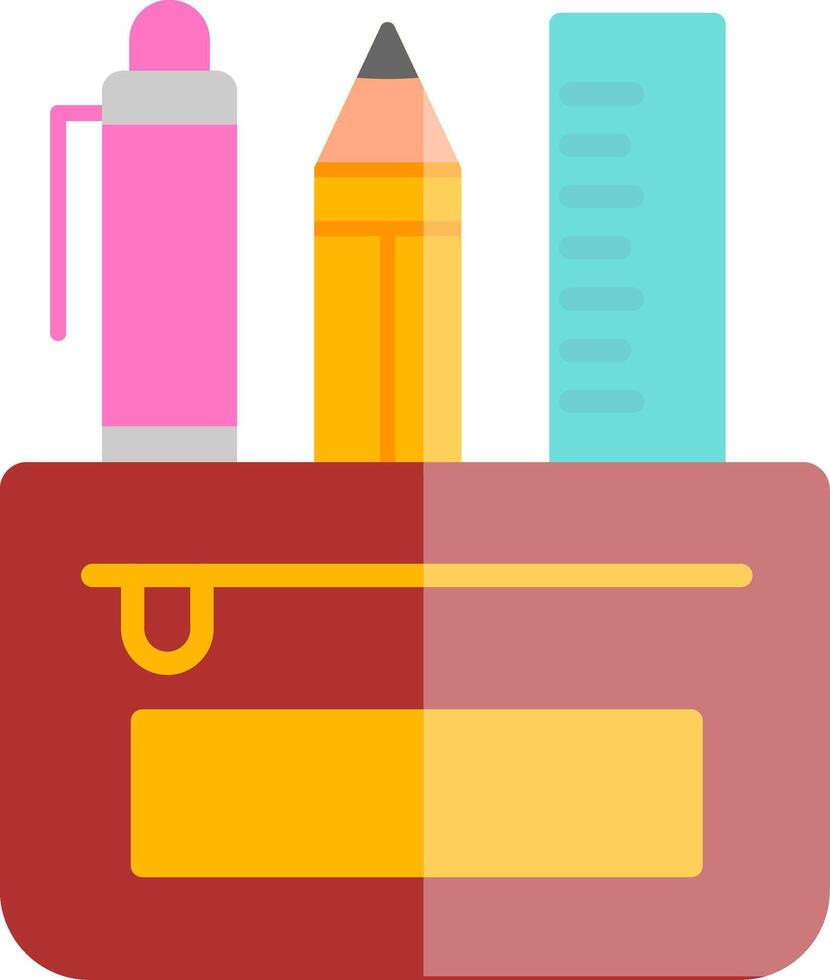 Pencil Case Vector Icon