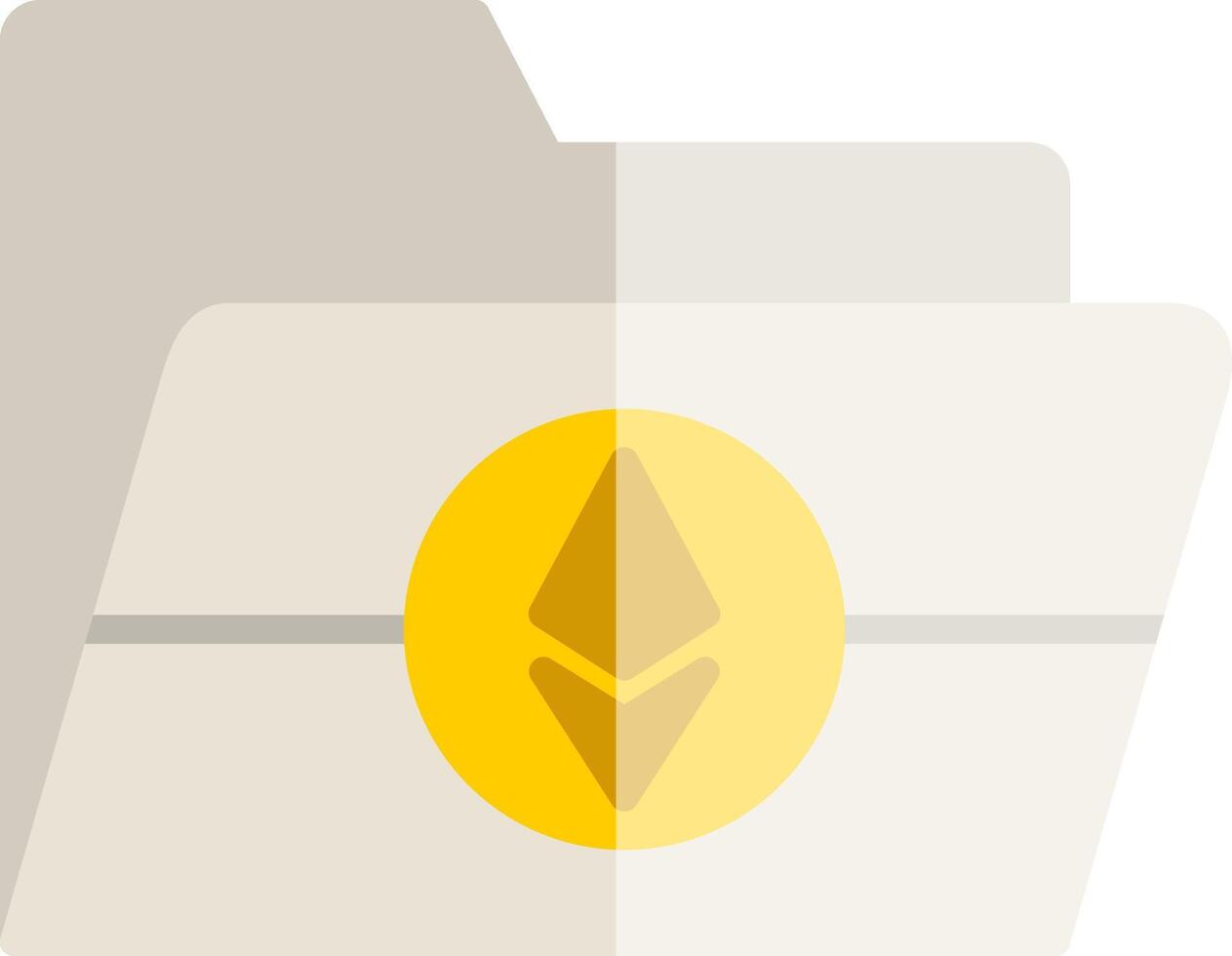 Ethereum Folder Vector Icon
