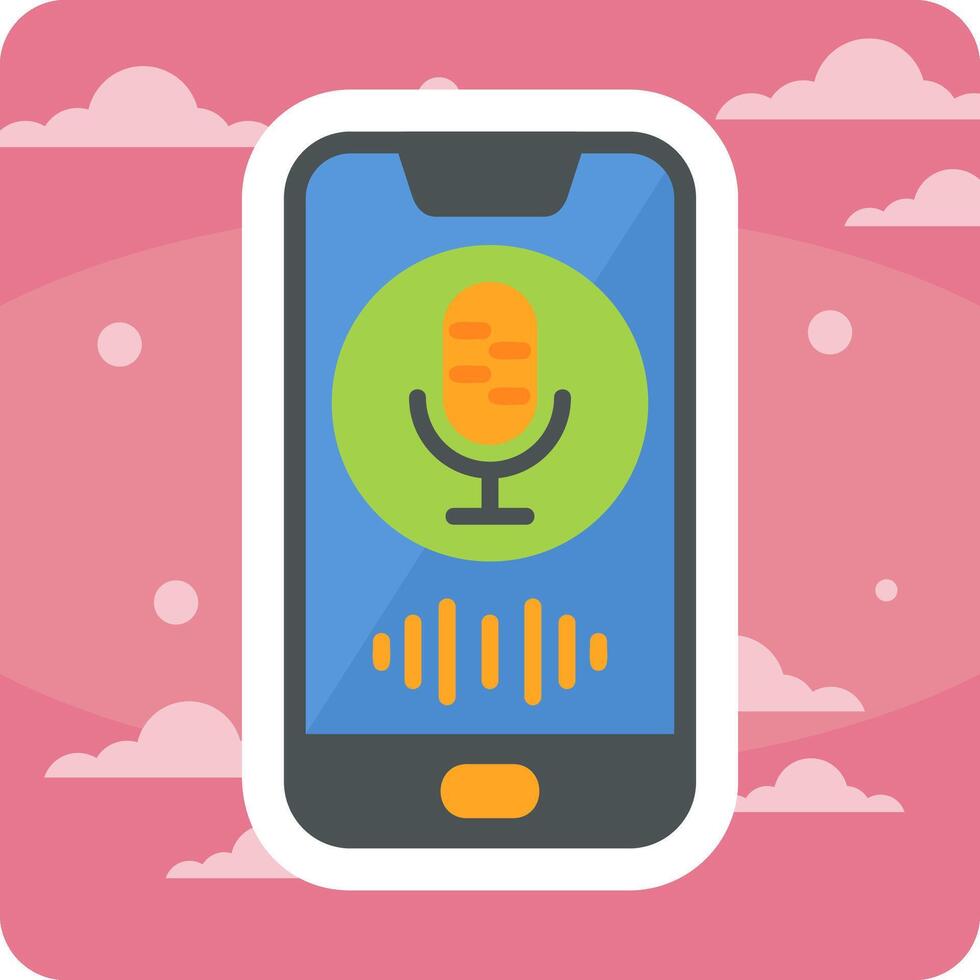 Voice Assistant Vector Icon