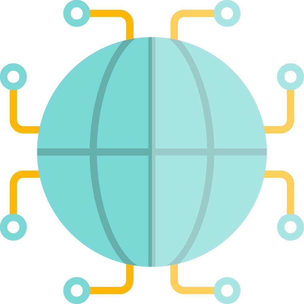 Digtal World Vector Icon