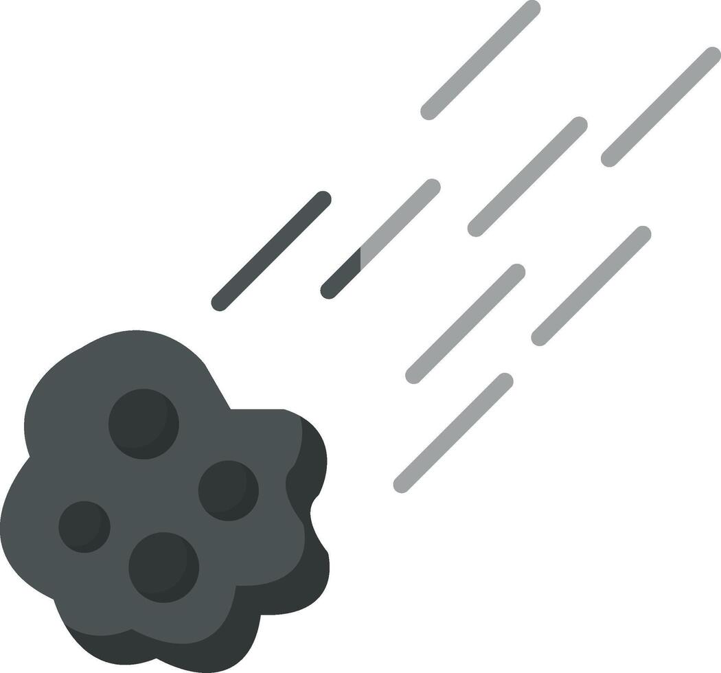 Meteor Vector Icon