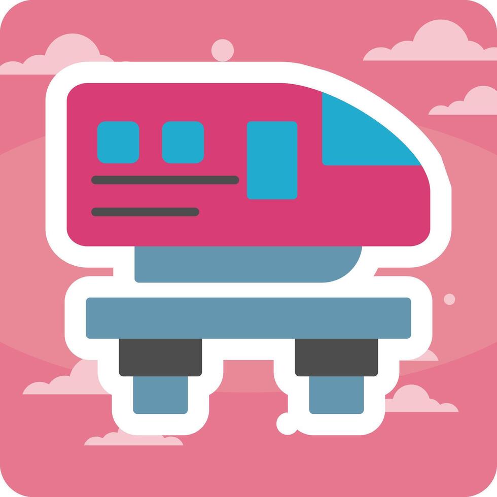 Monorail Vector Icon