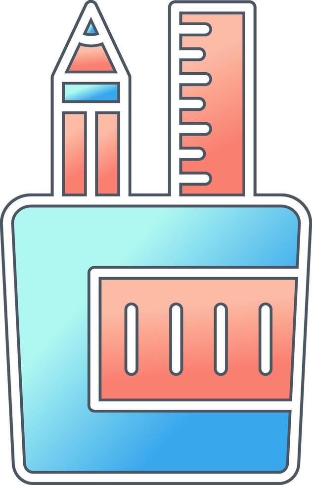 Stationery Mug Vector Icon