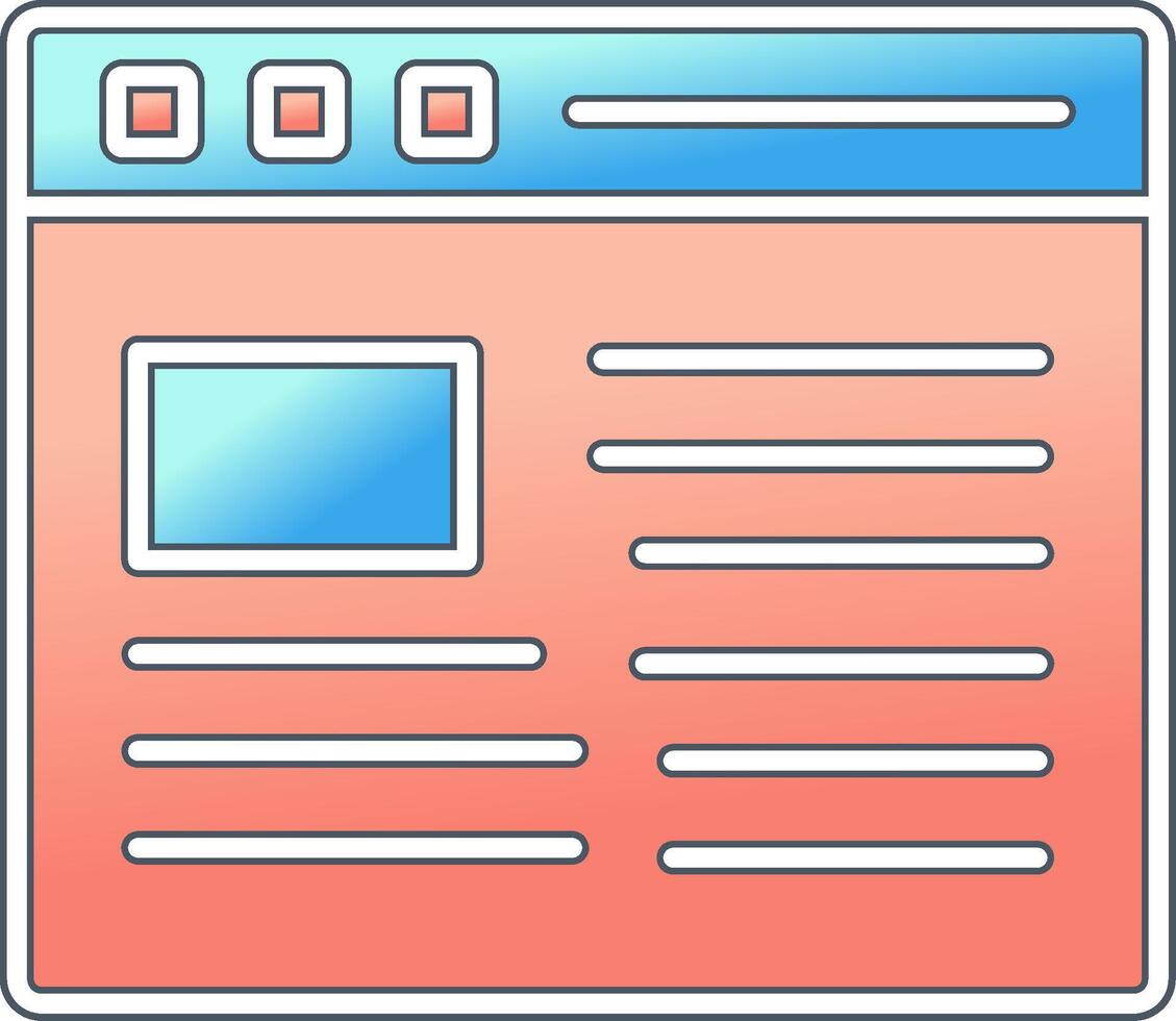 Web Page Vector Icon