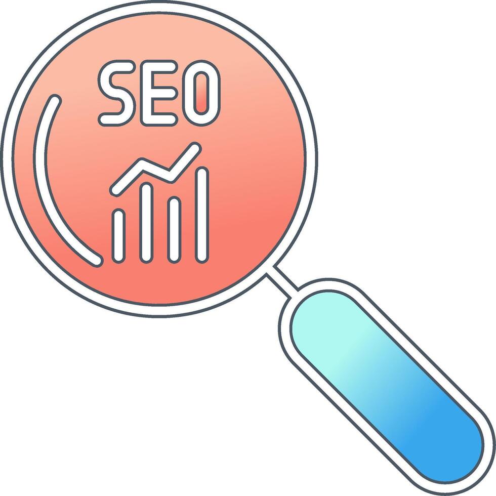 Seo Search Vector Icon