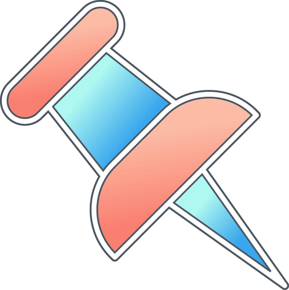 Push Pin Vector Icon