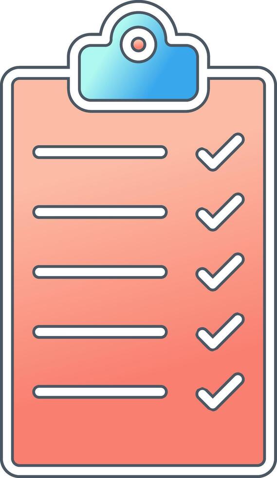 Checklist Vector Icon