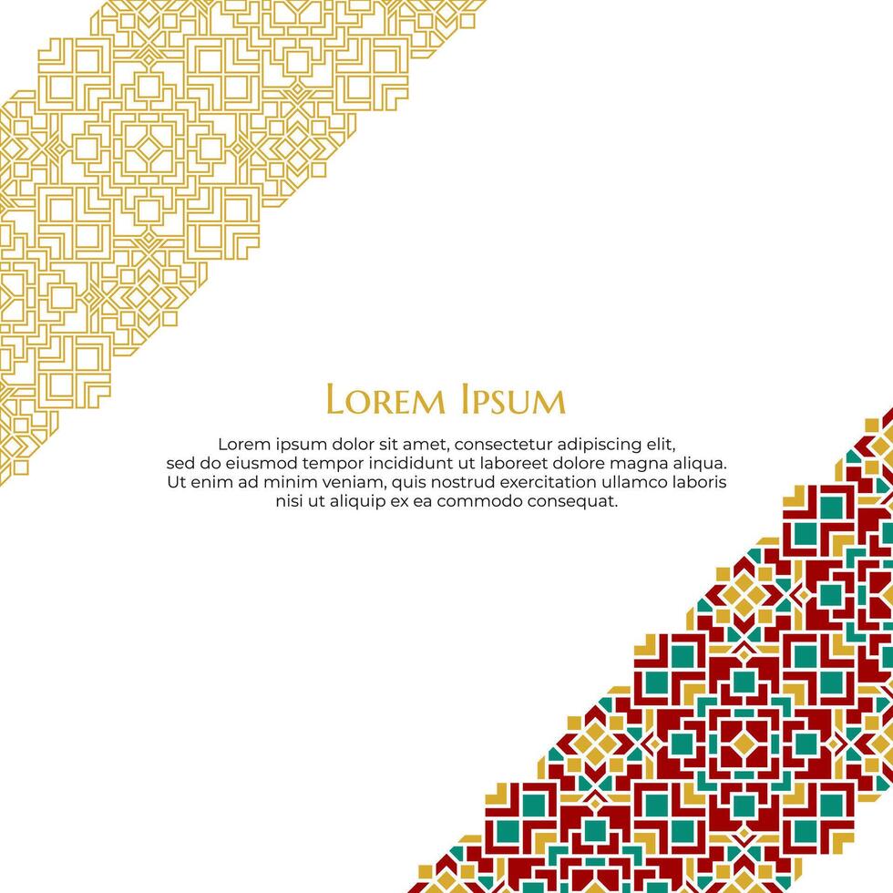 Diagonal Eastern Pattern Design for Islamic and Culture Theme vector